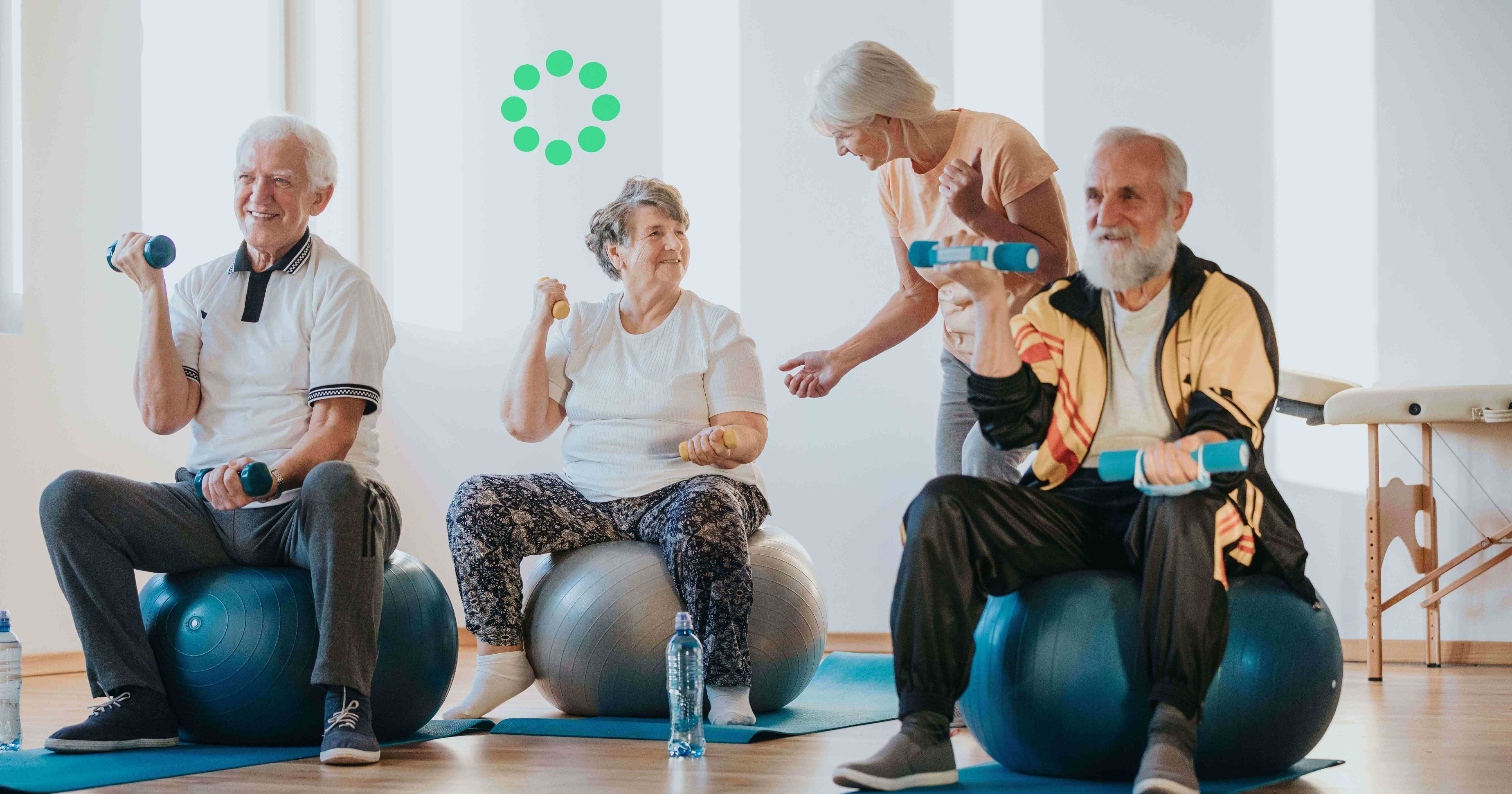 Pilates class for the elderly to focus on existing customers