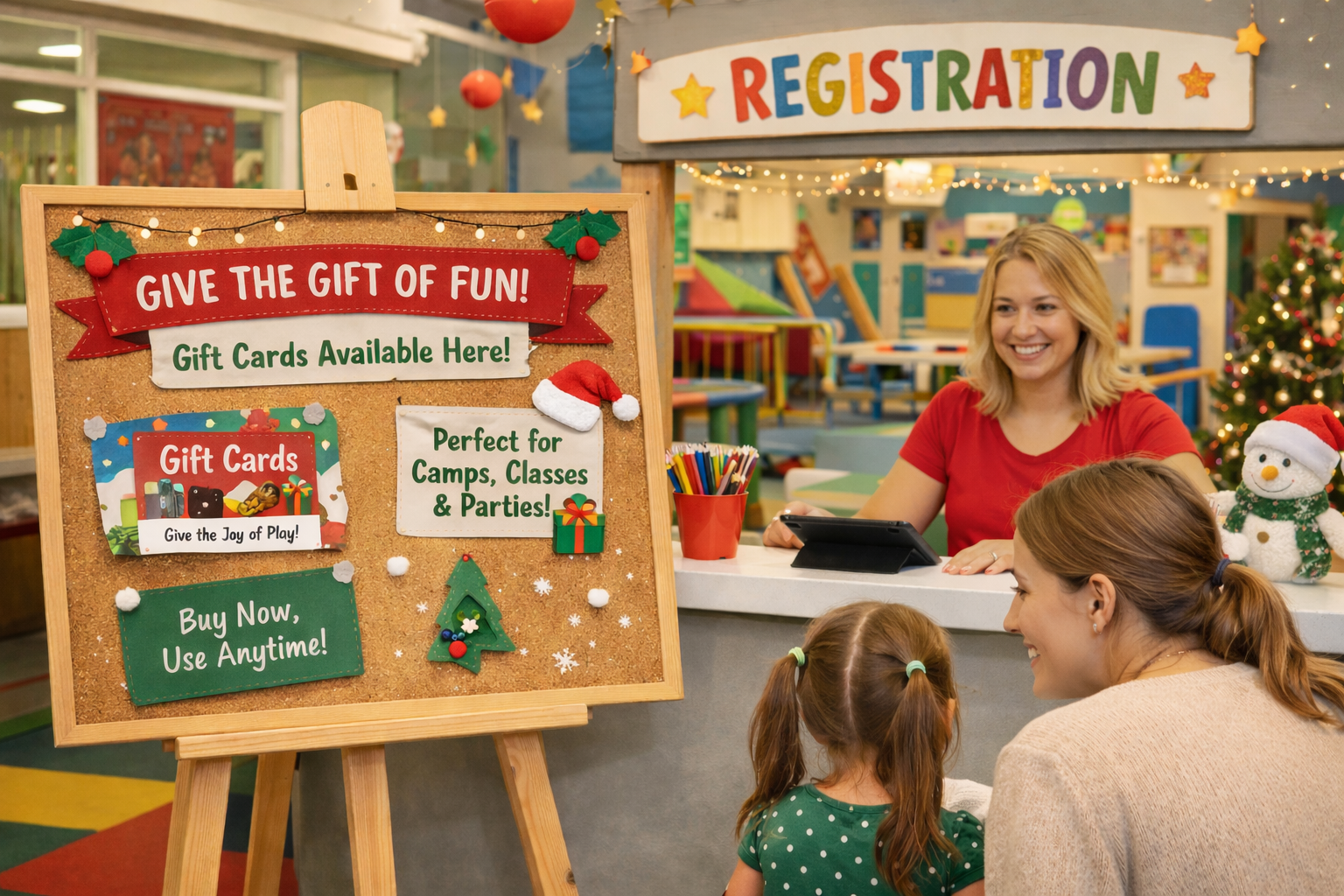 Omnify Kids’ activity software helps businesses sell gift cards and earn revenue