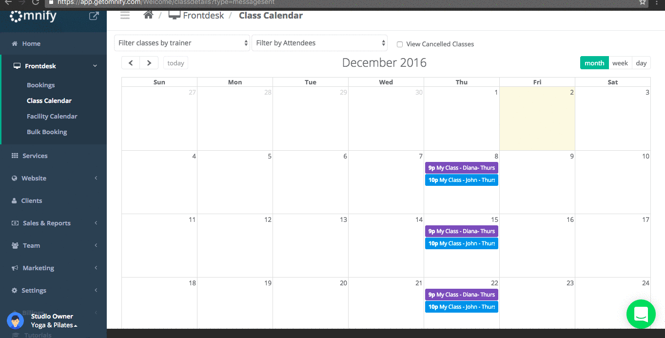 Omnify enables businesses to send emails directly from calendar 