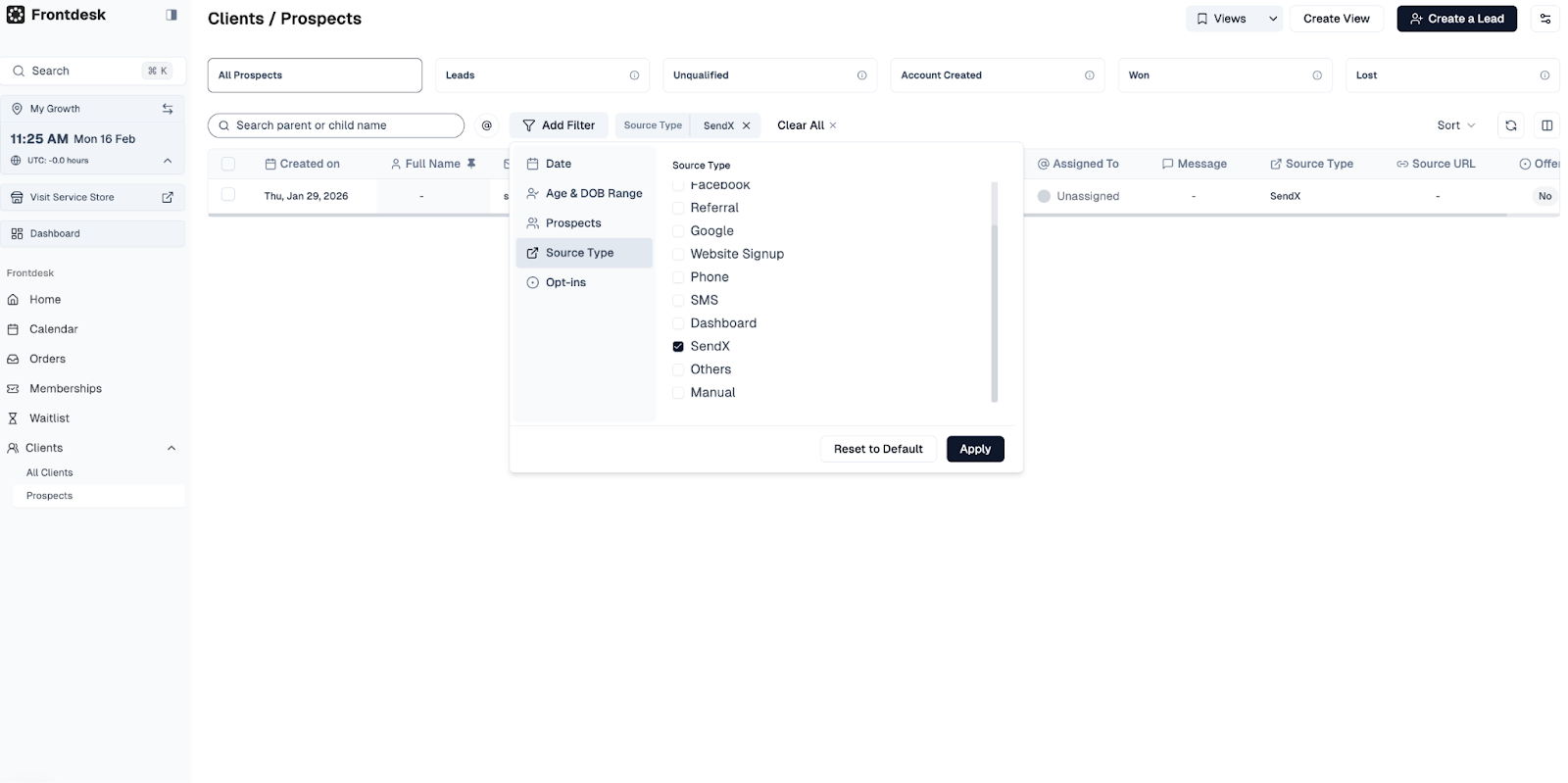 Manage your business seamlessly from Omnify frontdesk