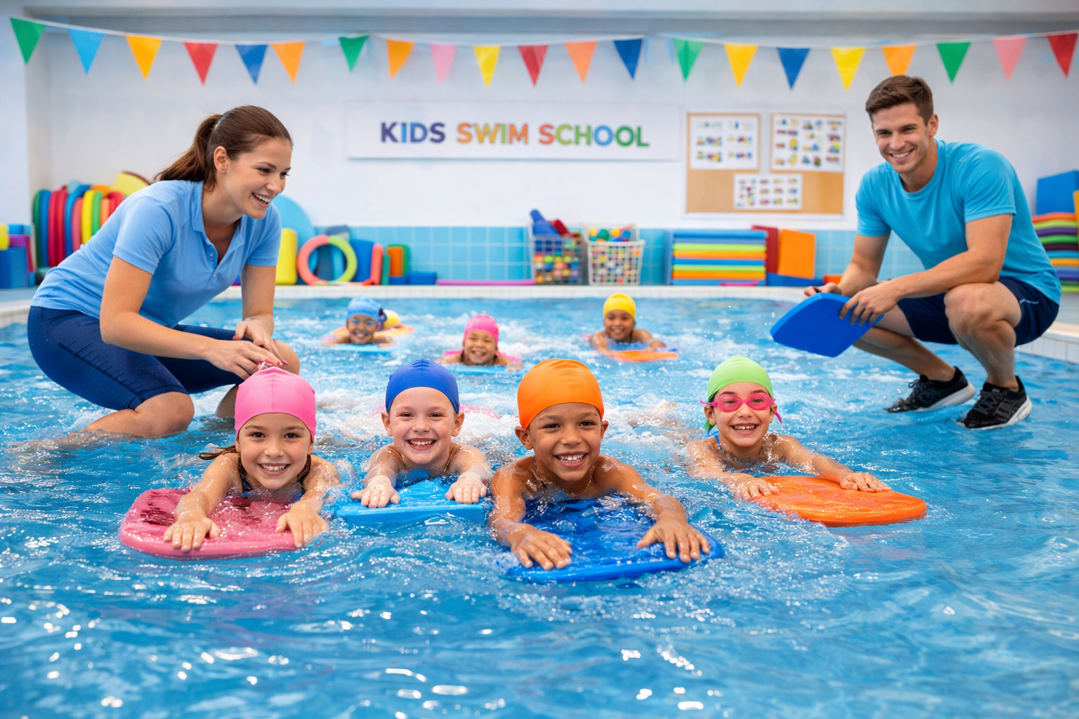 Kids swim class