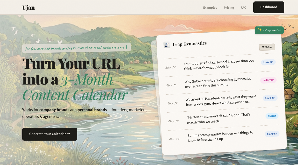 Ujan AI makes social media effortless for businesses
