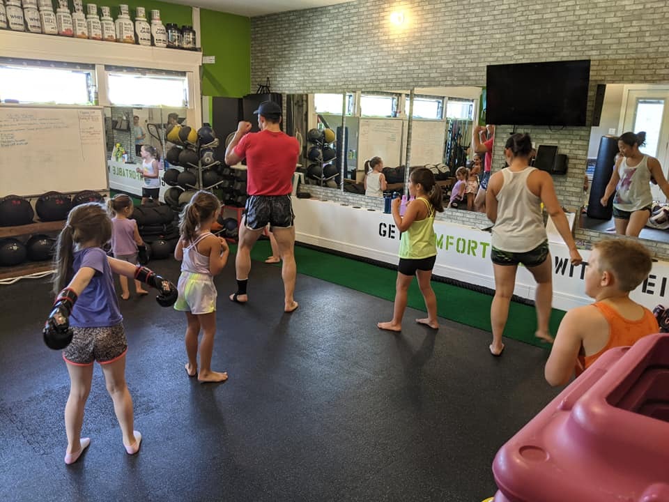 Kids fitness class at FBD