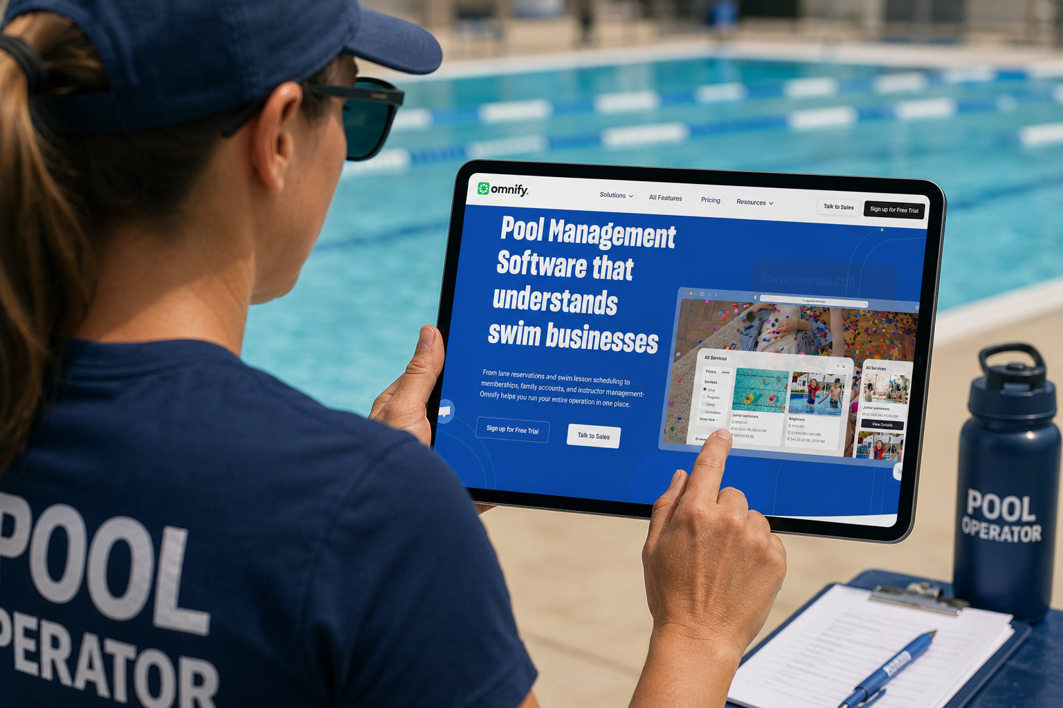 Omnify pool management software