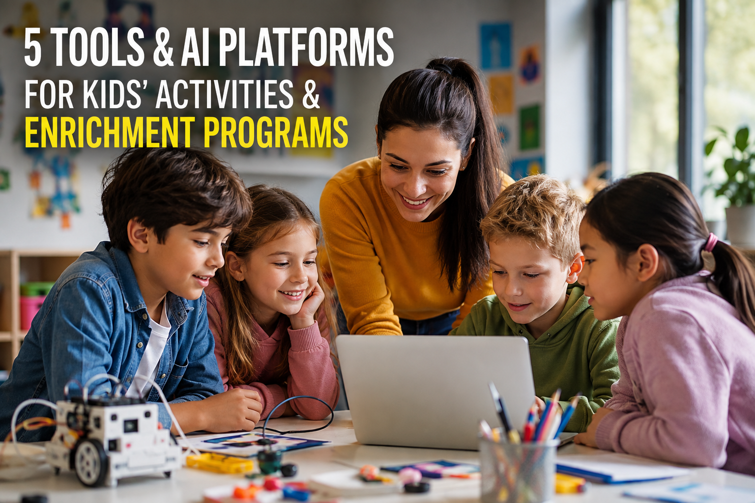 5 Tools & AI Platforms for Kids' Activities and Enrichment Programs