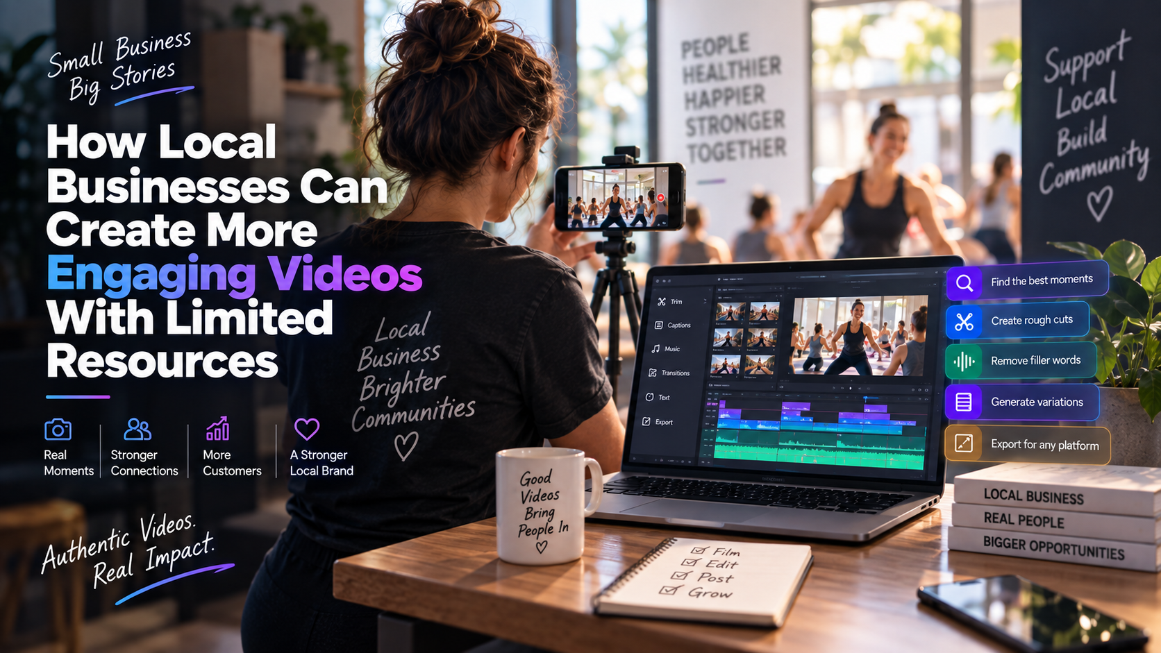 Local businesses creating more engaging videos