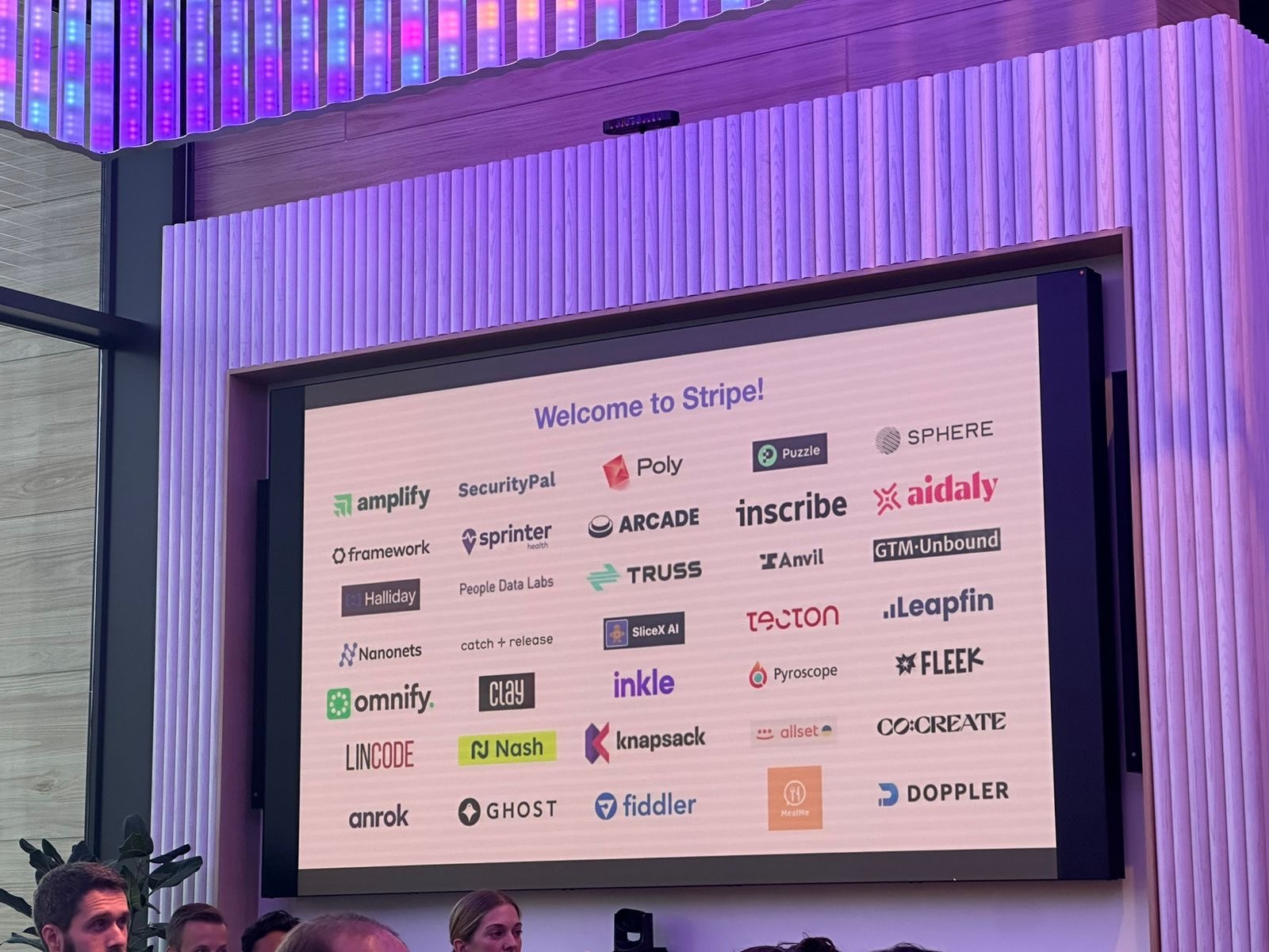 Omnify Team at a Strpe Event