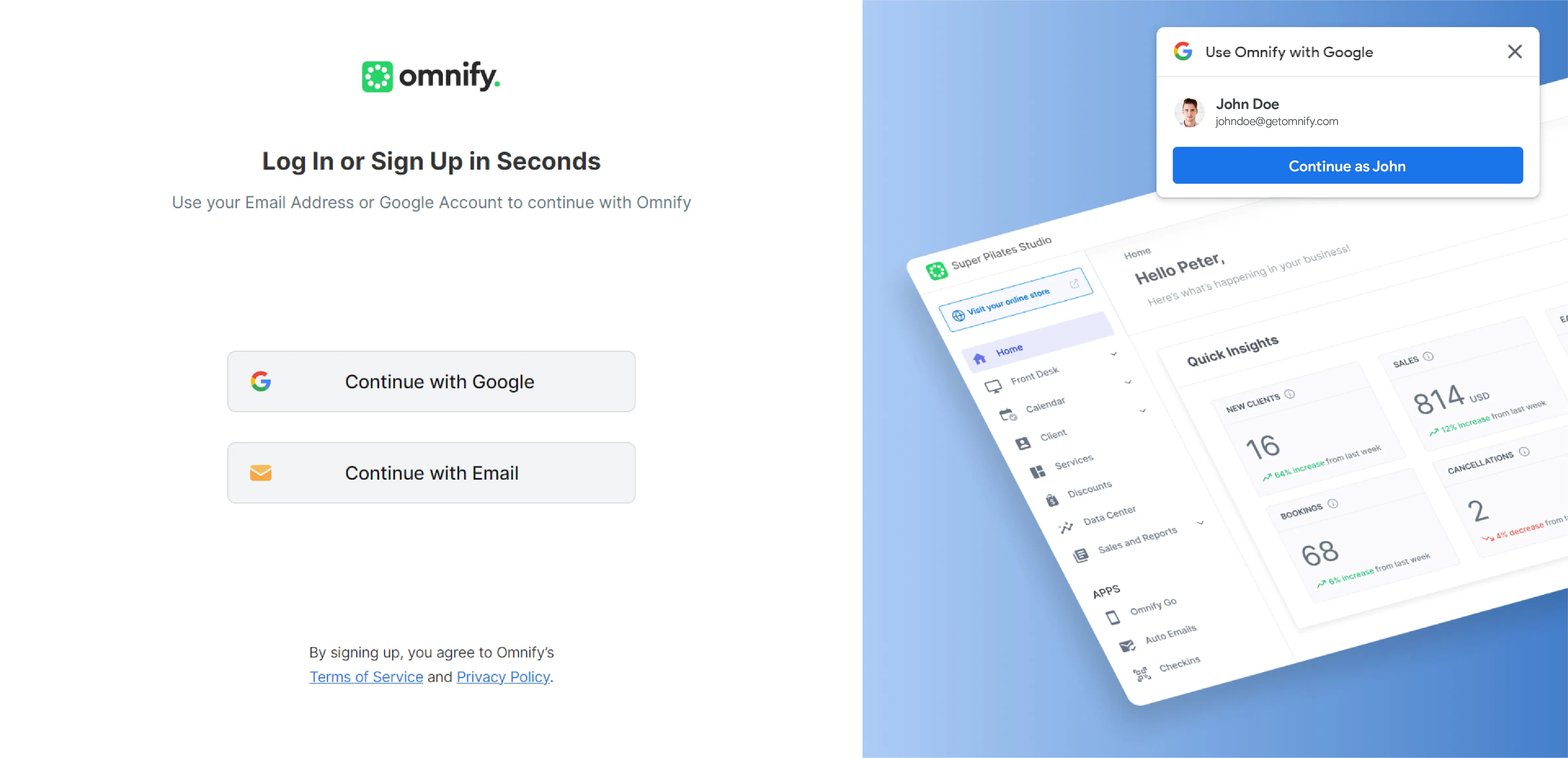 Grow your business with Omnify