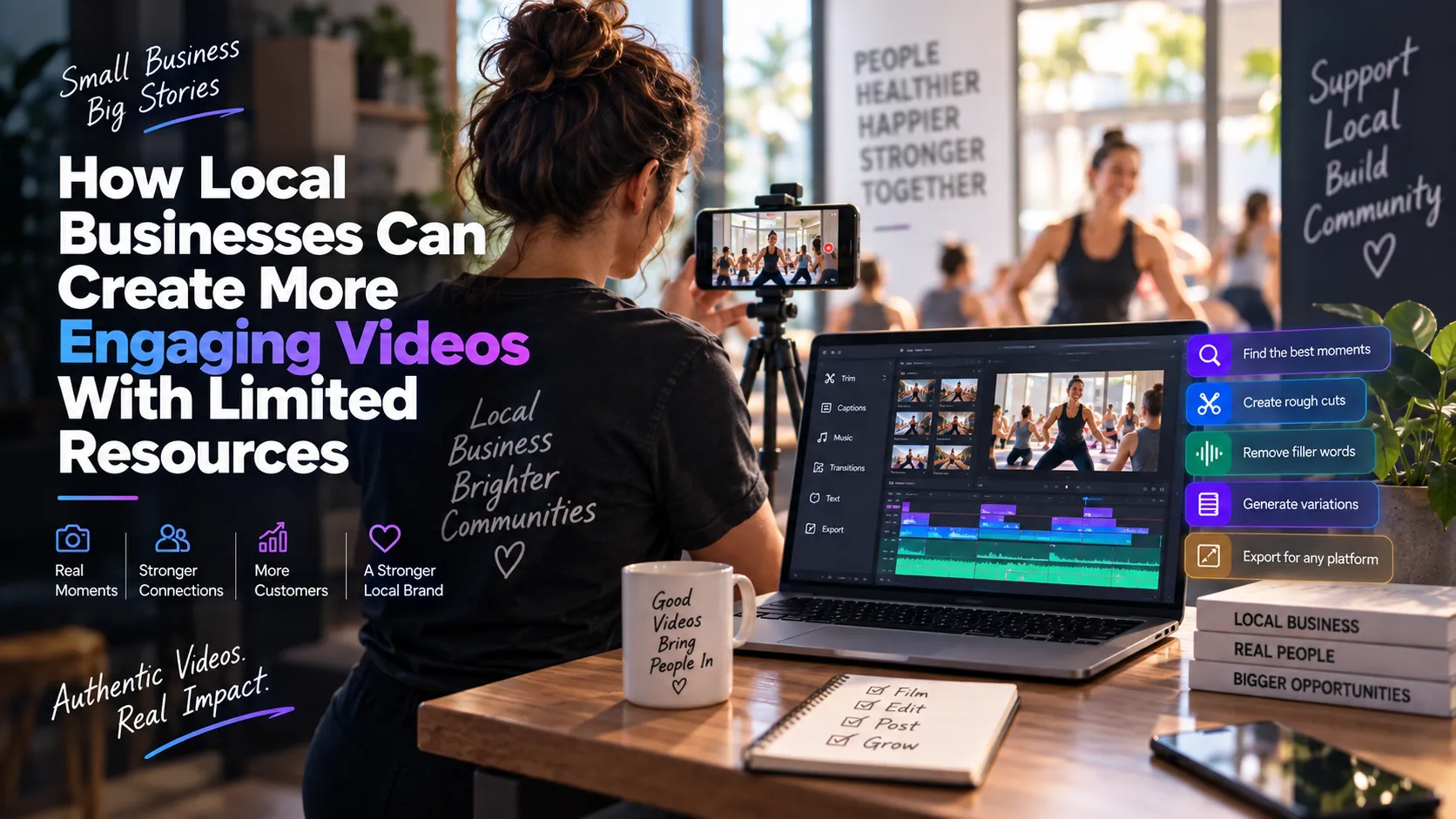 Local businesses creating more engaging videos
