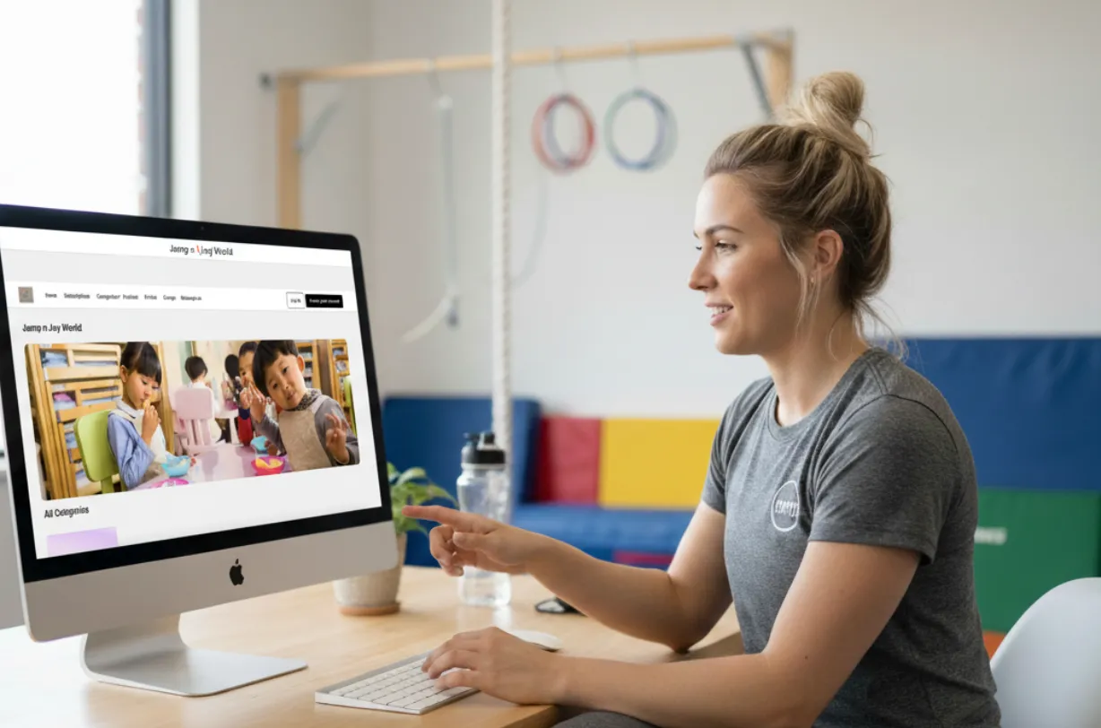 Create a website to sell kids activity programs