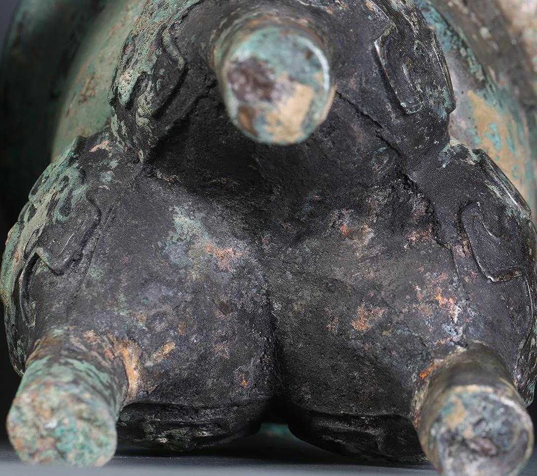 Asian Art Chinese Archaic Bronze Cooking Vessel Yan Western Zhou Dynasty, New York Auction House, Houston Auction, Dallas Auction, San Antonio AuctionChinese Auciton, 中国艺术拍卖,  青铜, 甗