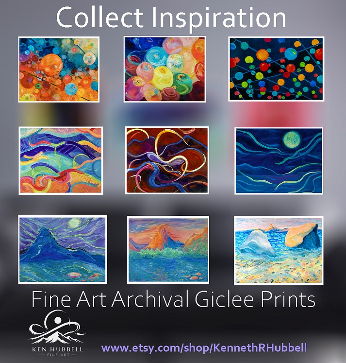 Collect Inspiration with these Giclee Prints by Ken Hubbell