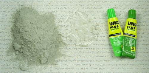 Lichtbeton besteht aus Beton, Glasfaser und Epoxidharz