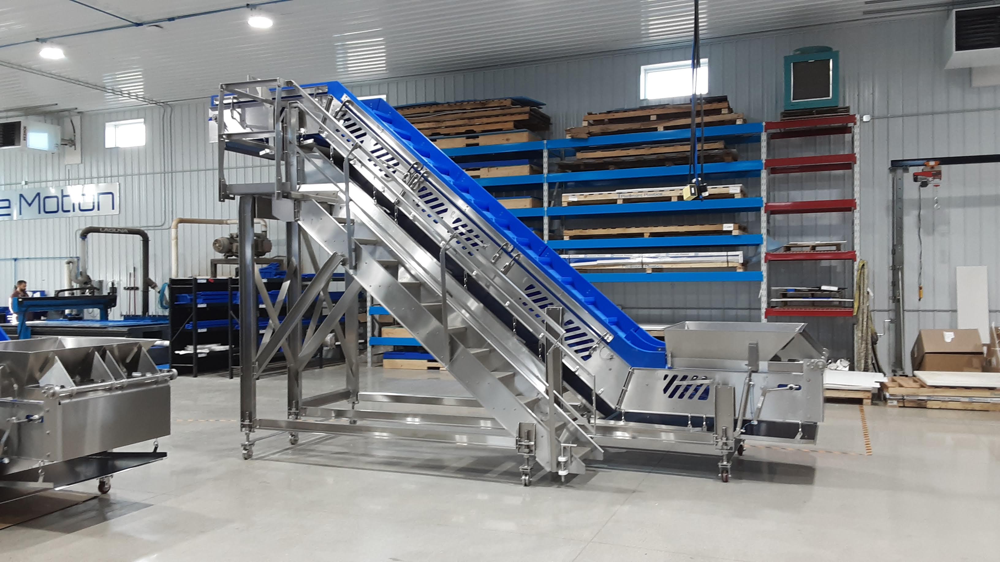 Sanitary conveyors line