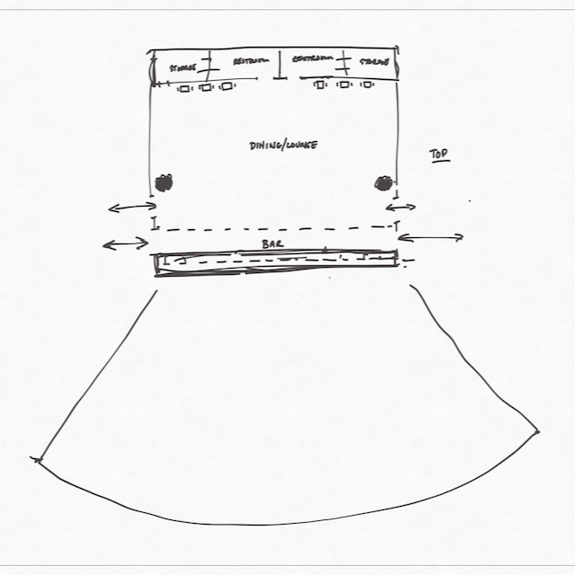 Rough Sketch of Flexible Floorplan