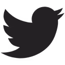 Twitter bird logo.