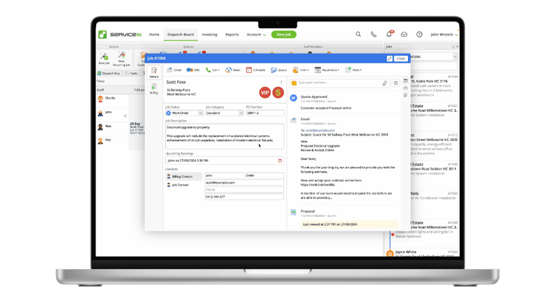 The Enhanced Job Card brings auto-save, mini tabs, and live updates to the Online Dashboard