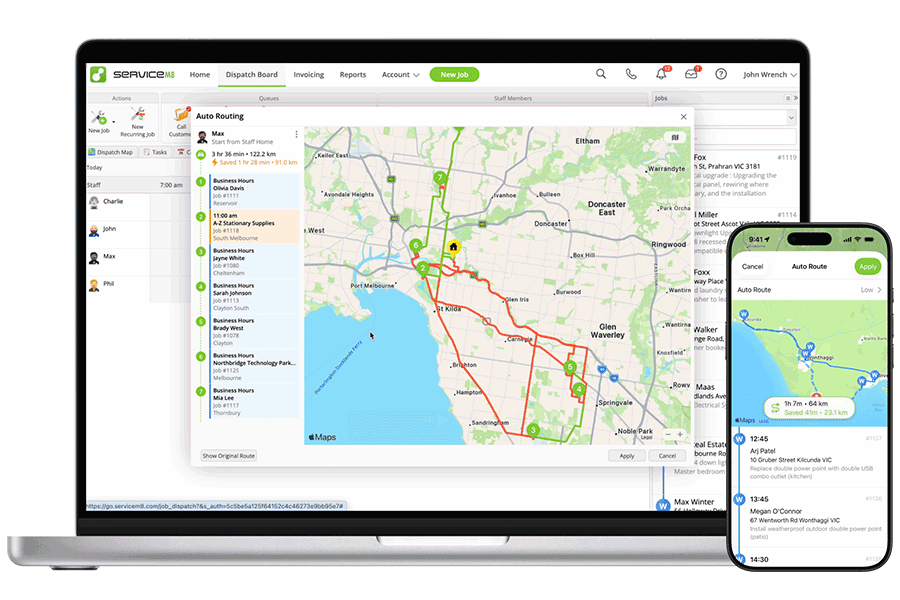 Creating a new recurring job in ServiceM8