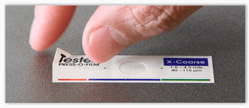 Testex Replica Tape for Measuring Surface Profile
