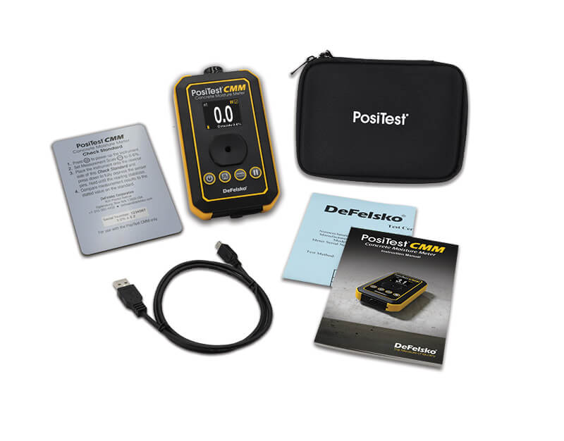 사진 PosiTest CMM 키트: PosiTest CMM검사 Standard, 지침 책자, 테스트 인증서, USB 케이블, 스트랩 운반 가방.