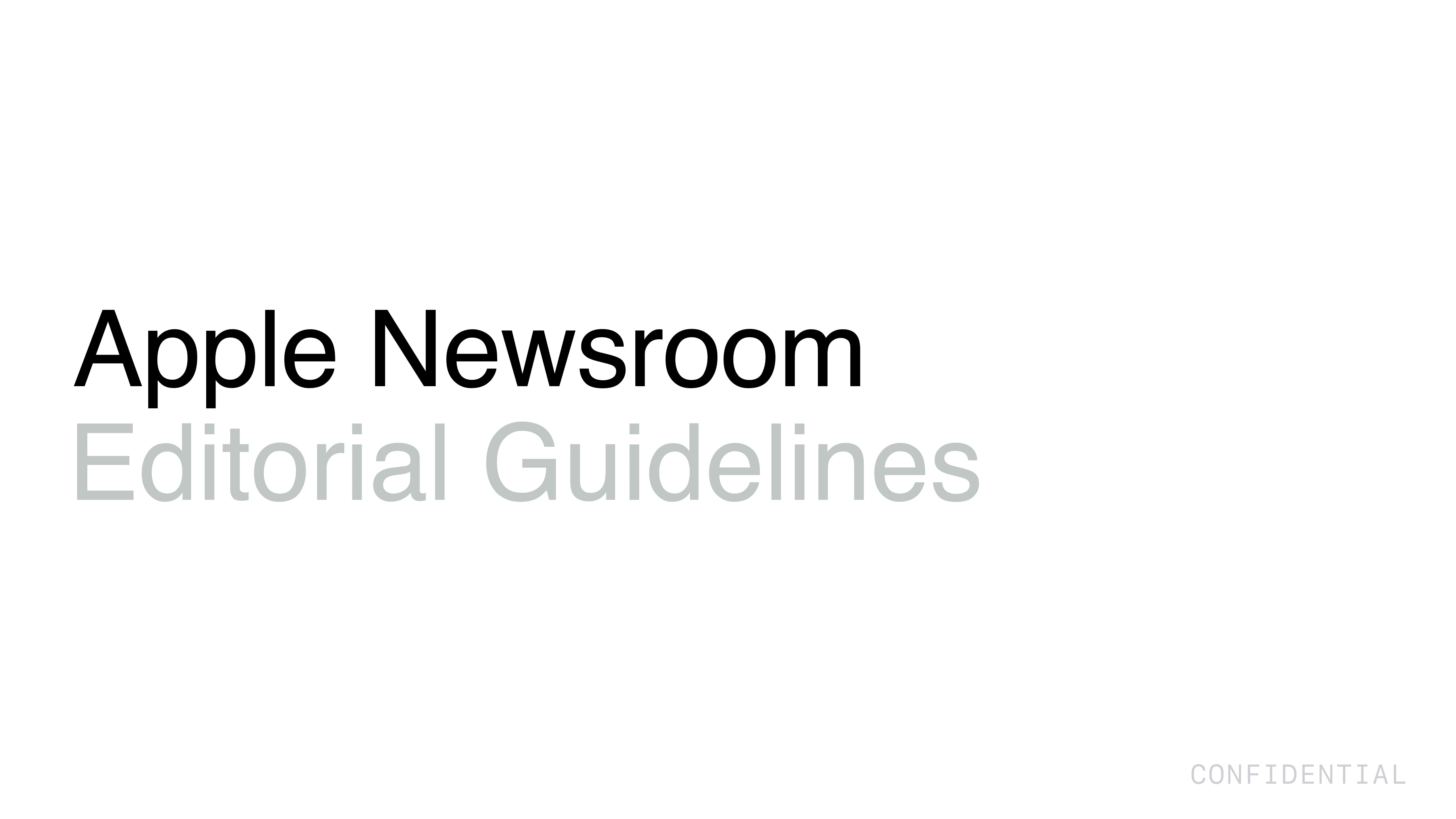 Screenshot of Newsroom