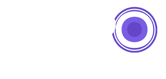 VISPO ALCANCE text with the letter O styled as a purple circular target symbol.