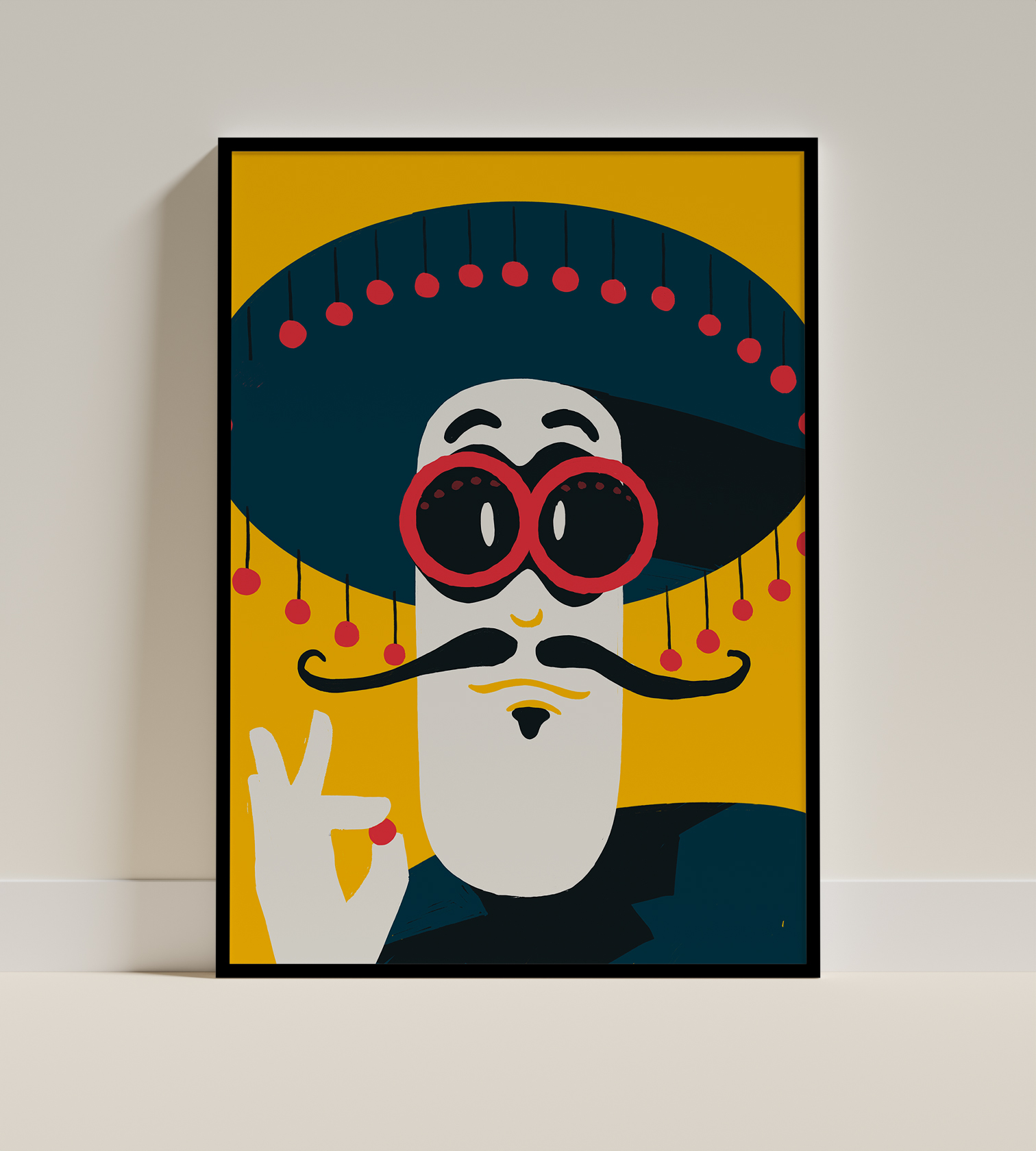 Vierfarb Siebdruck auf Papier, A3