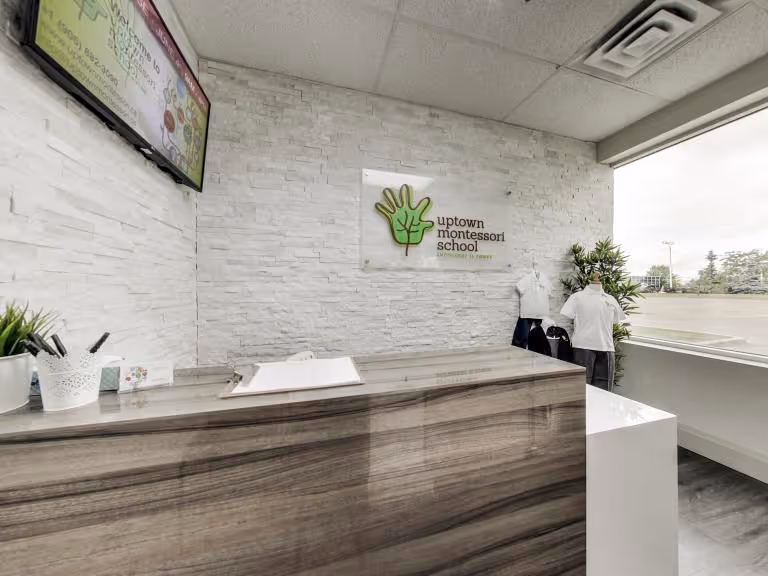 Reception area  at Uptown Montessori School