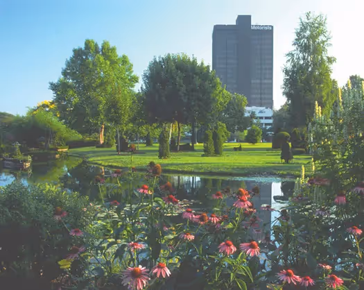 Old Deaf School Park, Topiary Garden