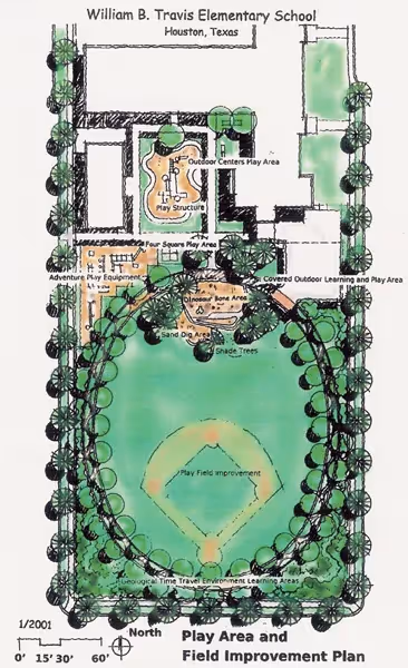 Travis Elementary School Dinosaur Park