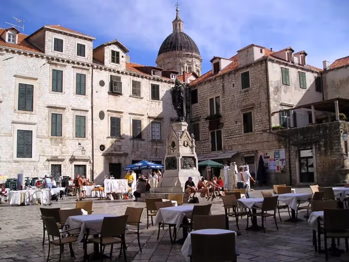 Dubrovnik Old City Squares