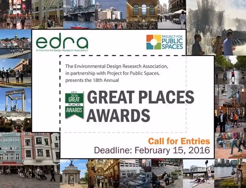 Call for Entries: The 2016 EDRA Great Places Awards