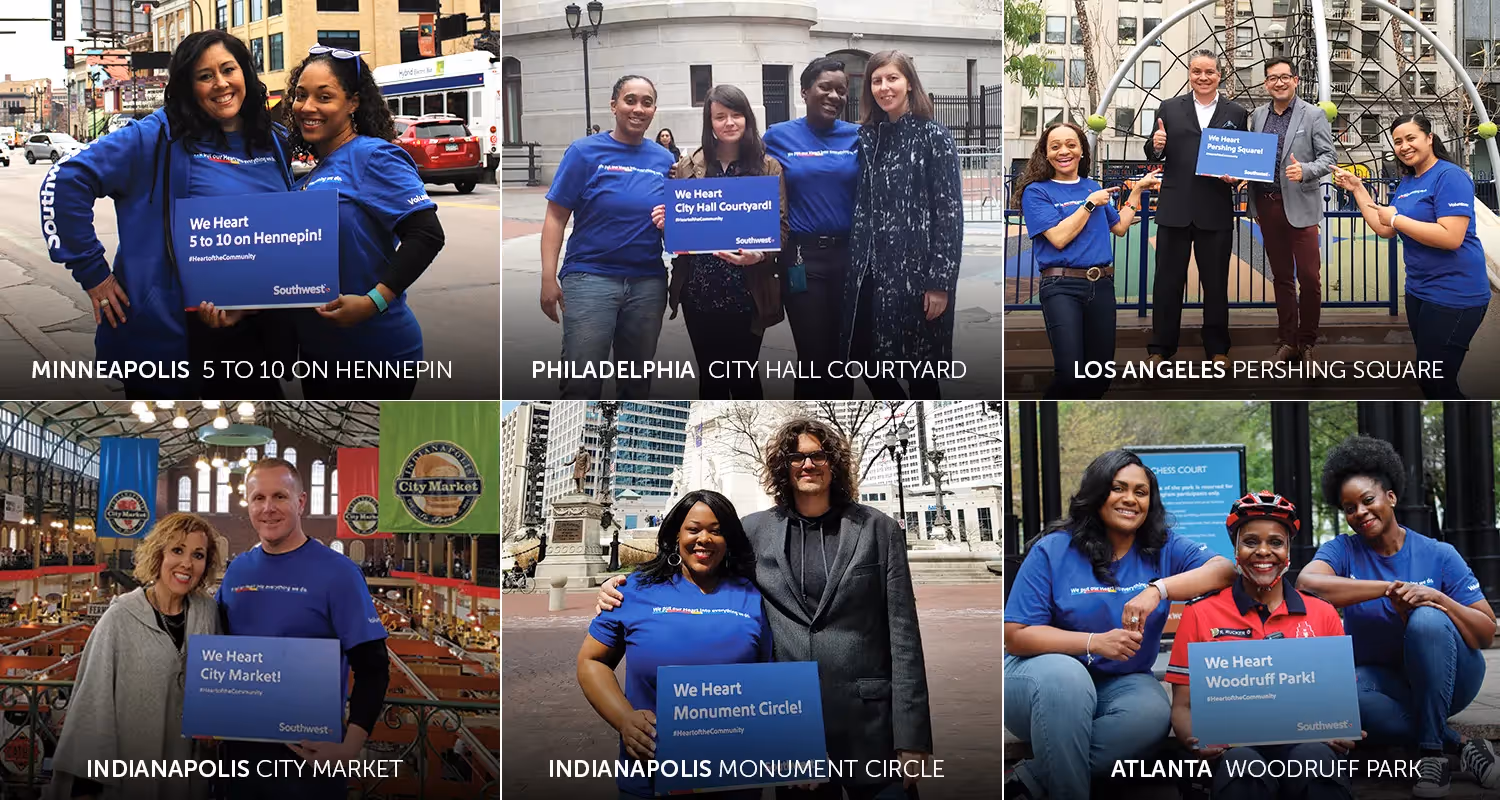 Five New Cities to Receive Southwest Airlines Heart of the Community Grant