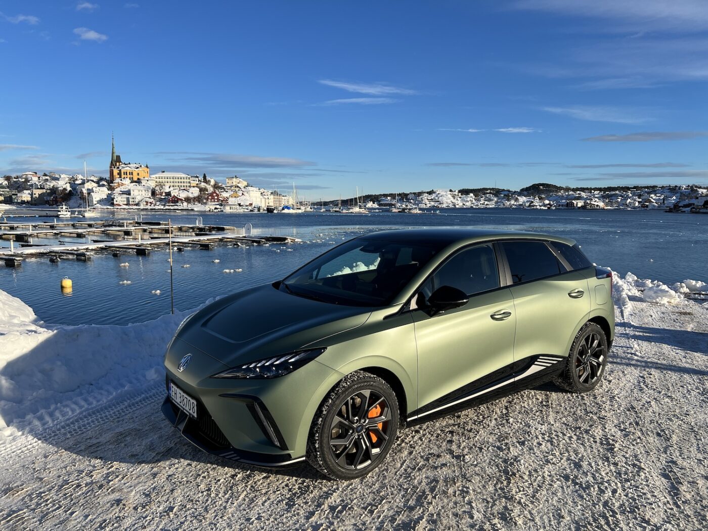 MG4 XPower på vinterføre