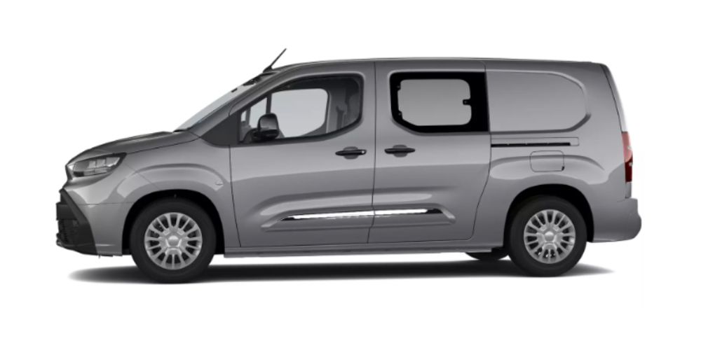 Sideprofil av Toyota Proace City Electric 50 kWh L1 Comfort