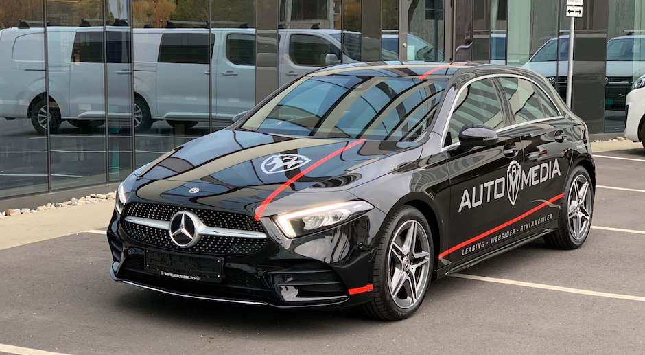 Markedsføre på bil