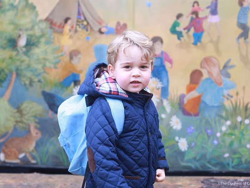 Children in Montessori School