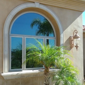 Photo of La Cresta, Murrieta home with light reflective grey window tint.