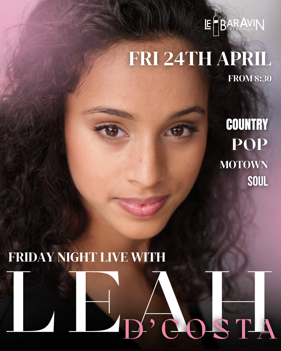 Friday Night Live with Leah D'Costa