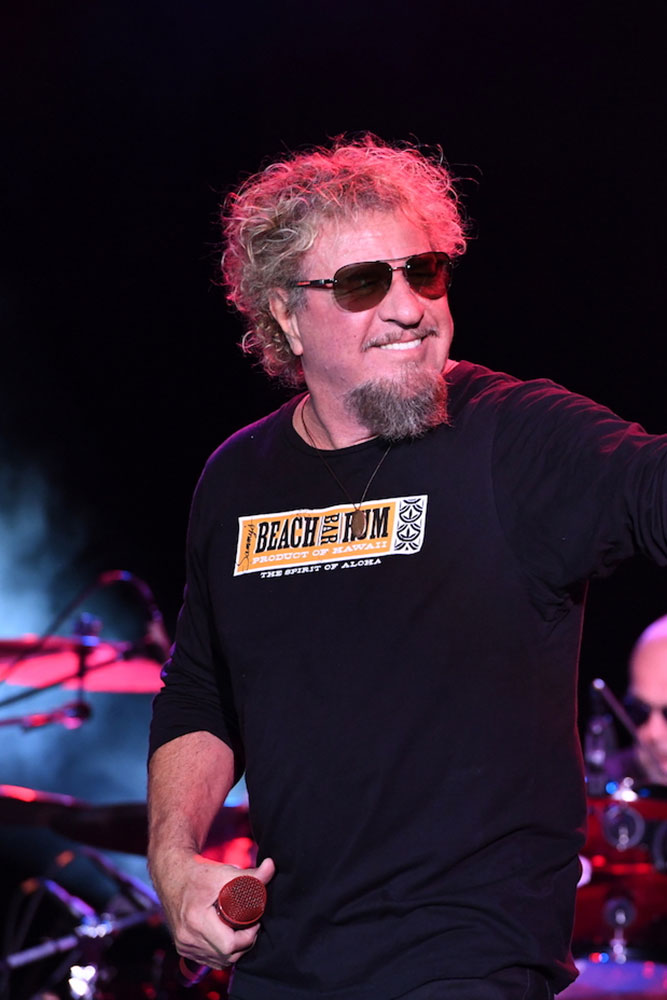 The Sammy Hagar and The Circle playlist includes songs from his solo albums, Van Halen, Montrose and Led Zeppelin.