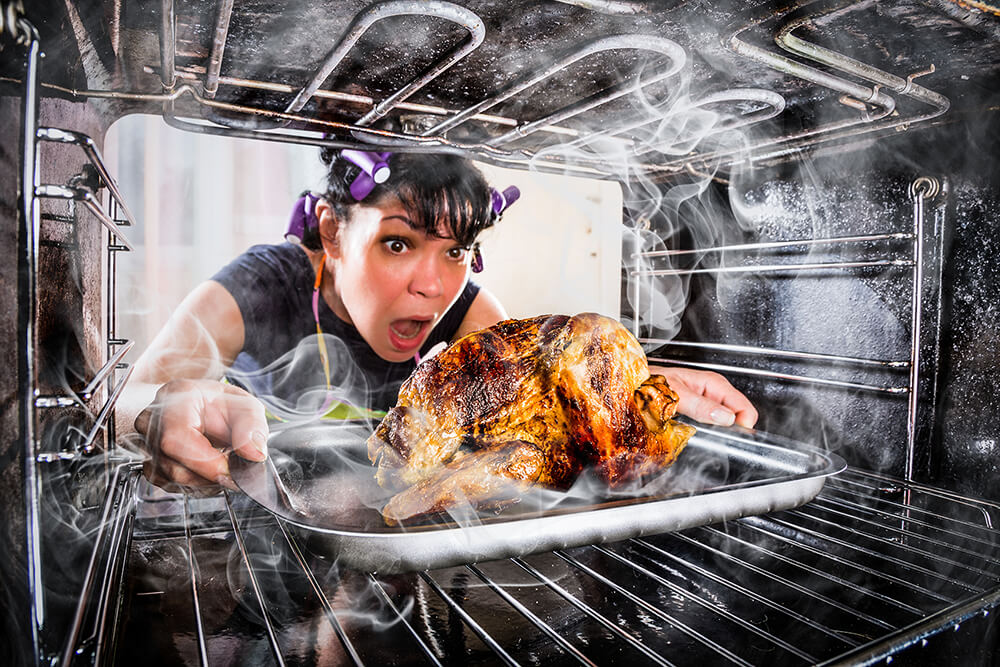 ‍A woman from Colorado called in for help with thawing her frozen turkey. She’d kept the bird frozen in a snow bank outside. 