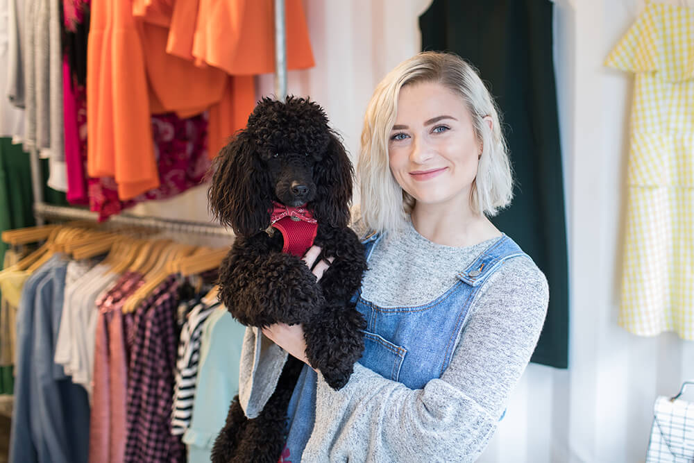 Carley Johnson and Samson (Photo: Valerie Grant)