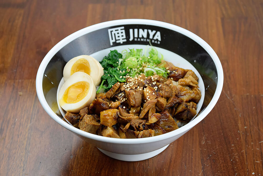 JINYA makes their noodles fresh daily and simmers their broths for hours to get maximum umami.