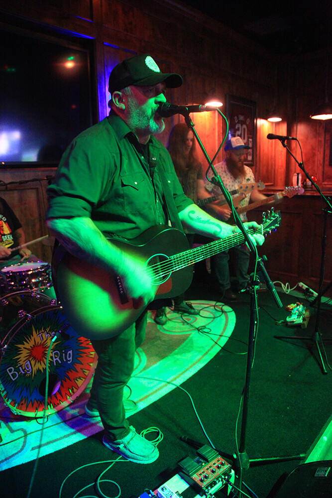 Lead singer Brandon Clark has been a fixture of the local music scene for nearly two decades, emerging from his college alt-rock phase and transforming into a classic Americana artist with a rock edge with The Red Lights and the Brandon Clark Band. (Photo: Marc Rains)