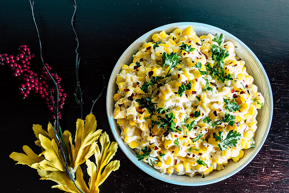 Creamy Cheesy Corn (Photo: Sarah Herrera)