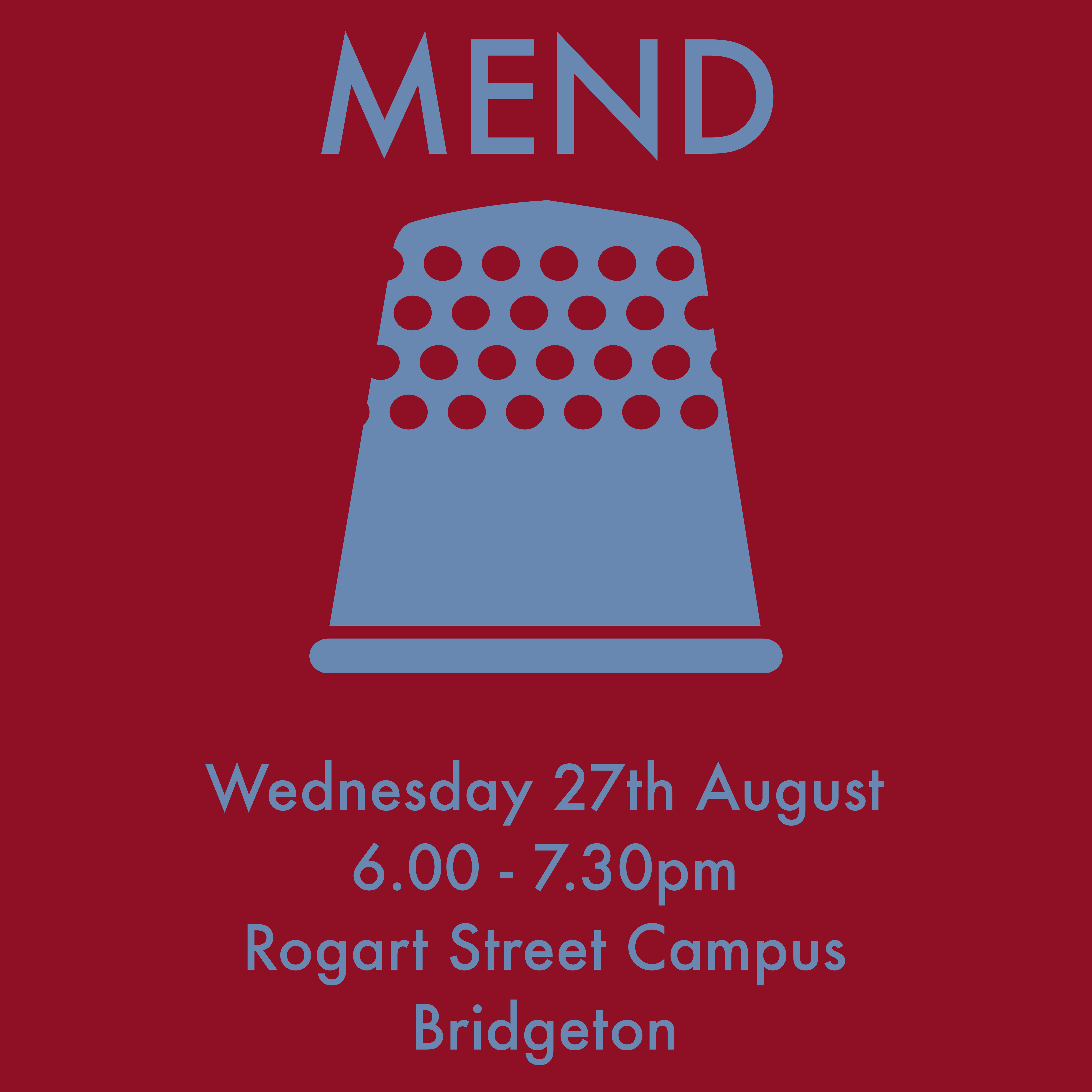 Mend on July 30th