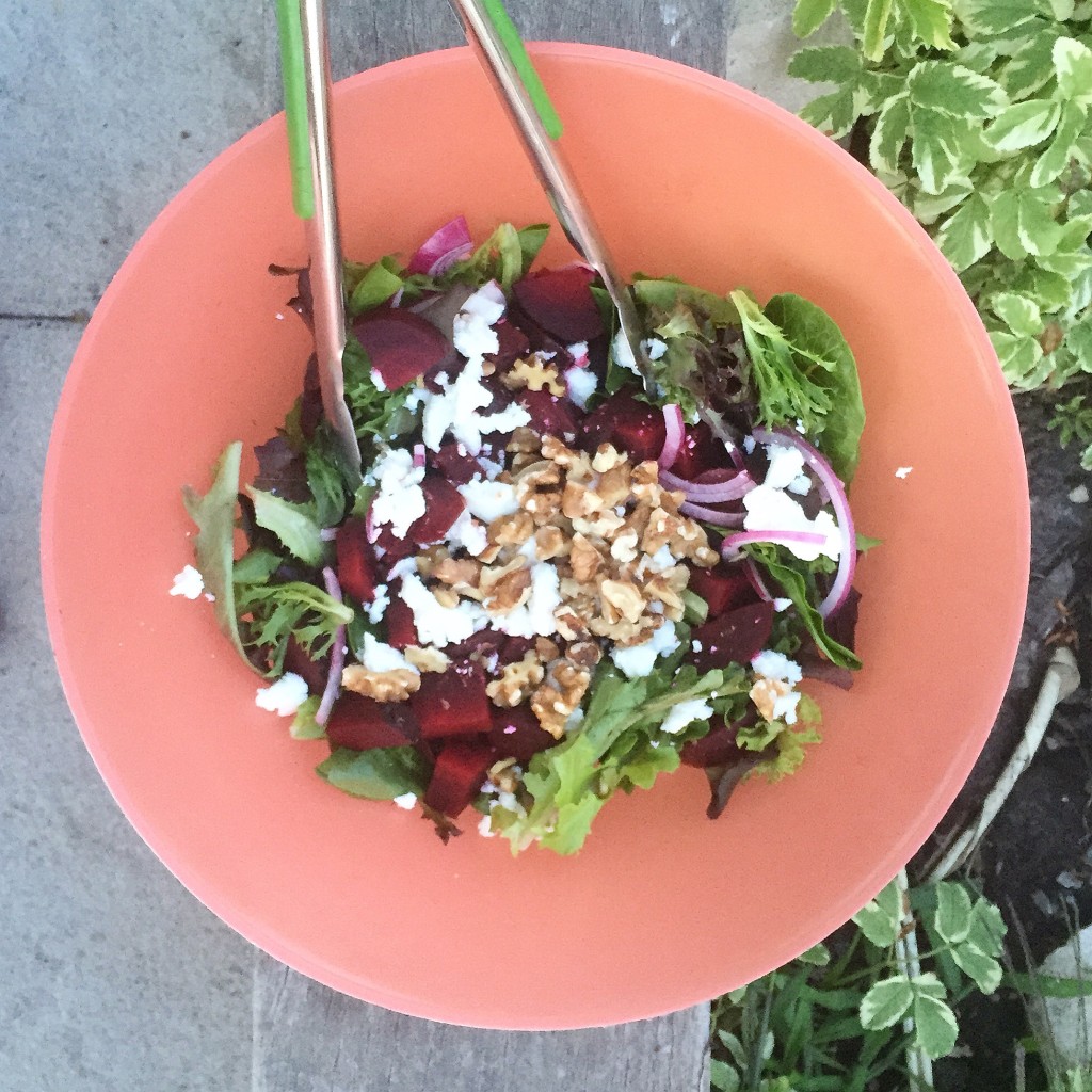 Beet, Goat Cheese & Walnut Salad | Healthy Eating And Living