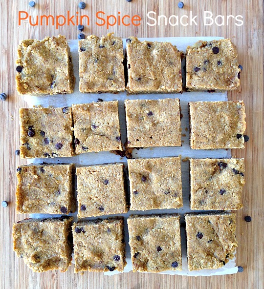 Pumpkin Spice Snack Bars | Healthy Eating And Living