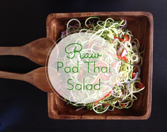 Raw Pad Thai Salad Recipe | Healthy Eating And Living