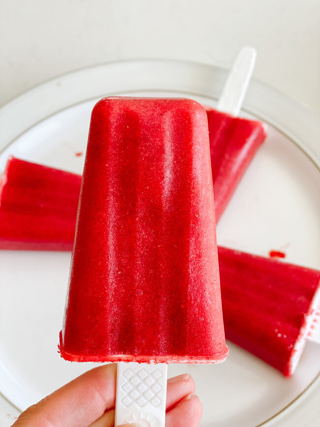 Strawberry Lime Popsicles | Healthy Eating And Living